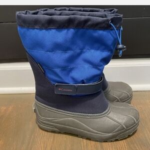 Columbia Blue and Gray Winter Boots